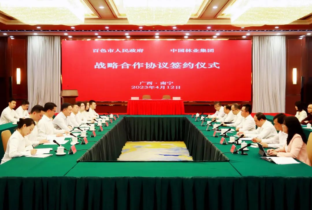 中林集团与广西百色市人民政府签署战略合作协议(图2)